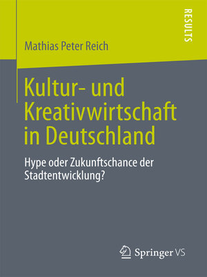 cover image of Kultur- und Kreativwirtschaft in Deutschland